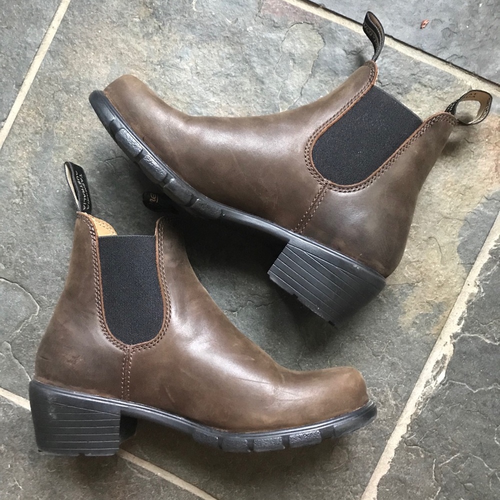 Blundstone Heeled Boot Antique Brown US 7.5